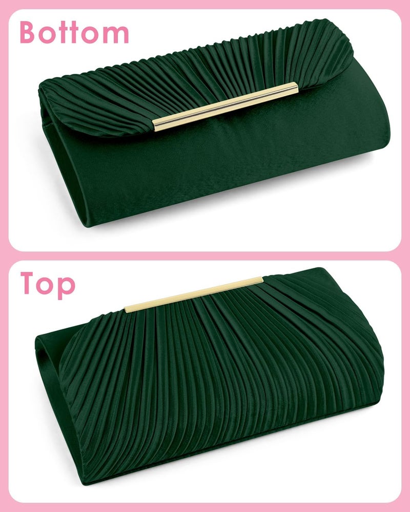 TINDTOP Clutch Purses for Women Evening Handbags for Formal Wedding Party Cocktail Prom Crossbody Shoulder Envelope Bag - Image 5